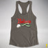 Believe Aromantic Pride Jingle Bell Racerback Tank - Dark Grey